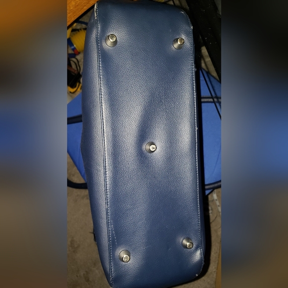 Calvin Klein Navy and White CK Pattern Tote - Picture 6 of 6